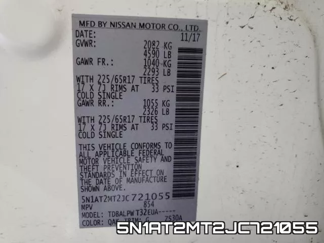 5N1AT2MT2JC721055 фото 2