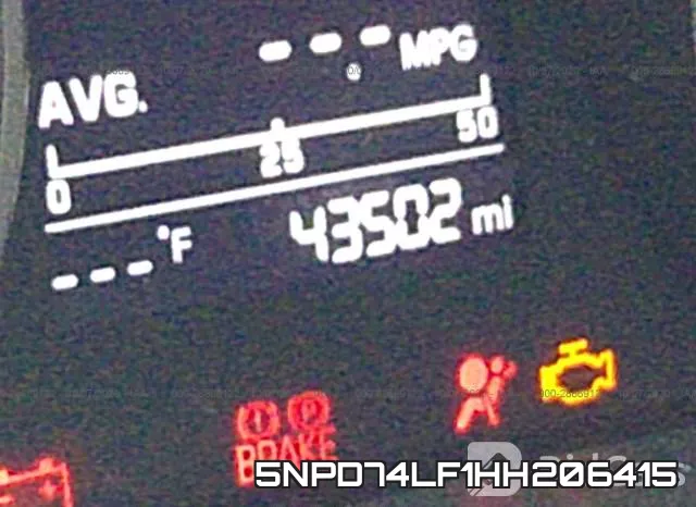 5NPD74LF1HH206415 фото 8