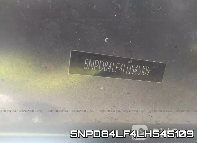 5NPD84LF4LH545109 фото 10