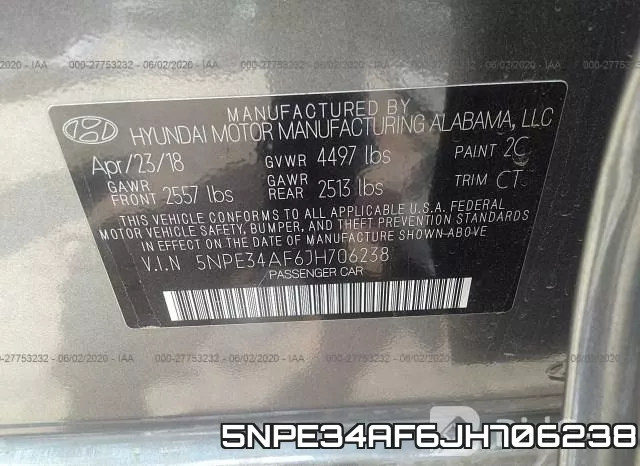 5NPE34AF6JH706238 фото 10