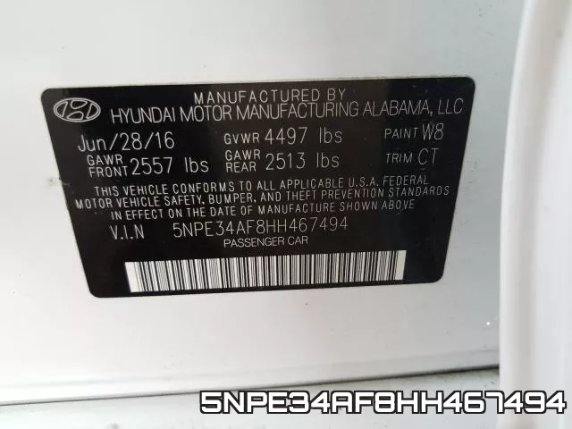 5NPE34AF8HH467494 фото 2