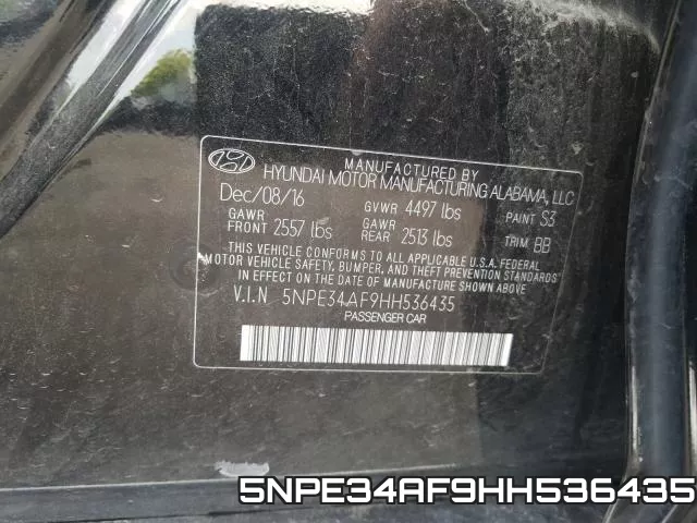 5NPE34AF9HH536435 фото 2
