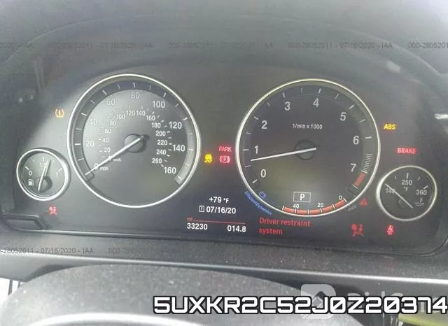 5UXKR2C52J0Z20374 фото 8