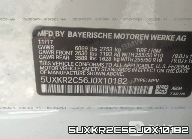 5UXKR2C56J0X10182 фото 10