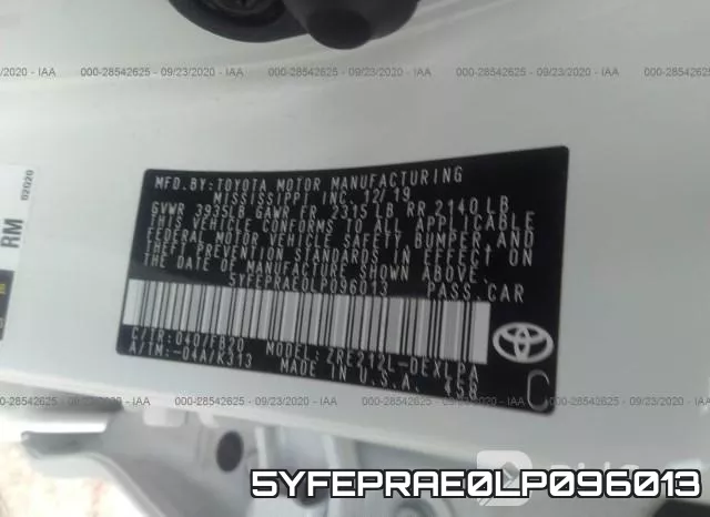 5YFEPRAE0LP096013 фото 10