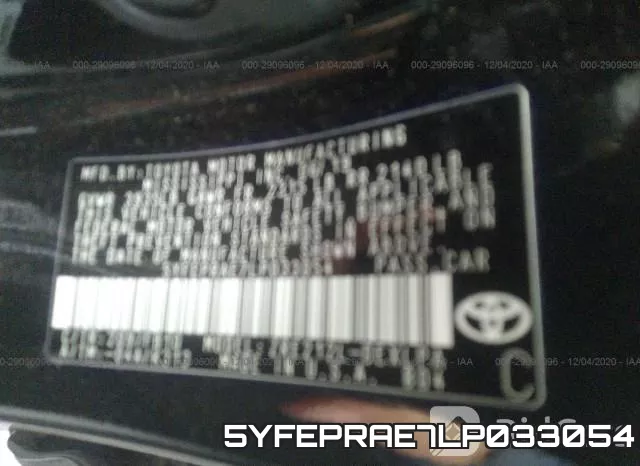 5YFEPRAE7LP033054 фото 10