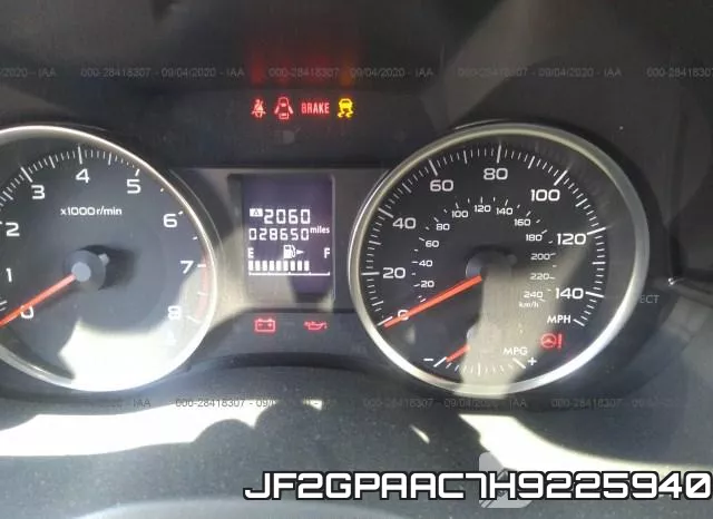JF2GPAAC7H9225940 фото 8