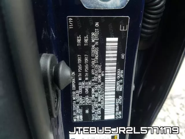 JTEBU5JR2L5771179 фото 2