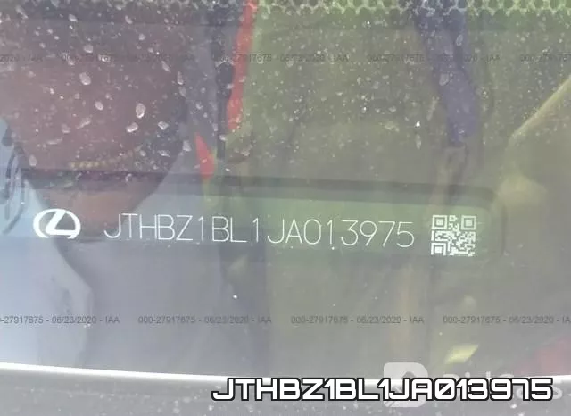 JTHBZ1BL1JA013975 фото 10