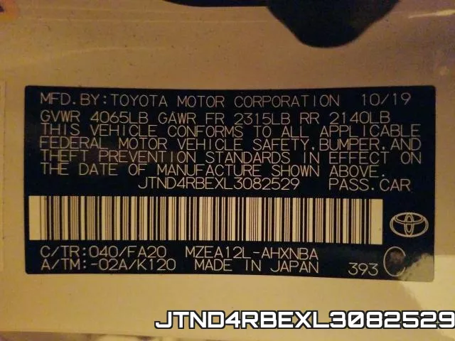 JTND4RBEXL3082529 фото 2