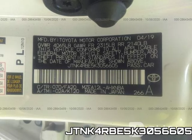 JTNK4RBE5K3056605 фото 9