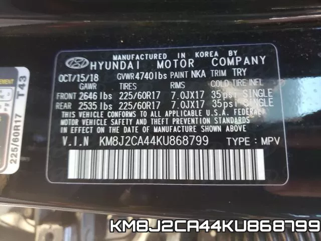 KM8J2CA44KU868799 фото 2