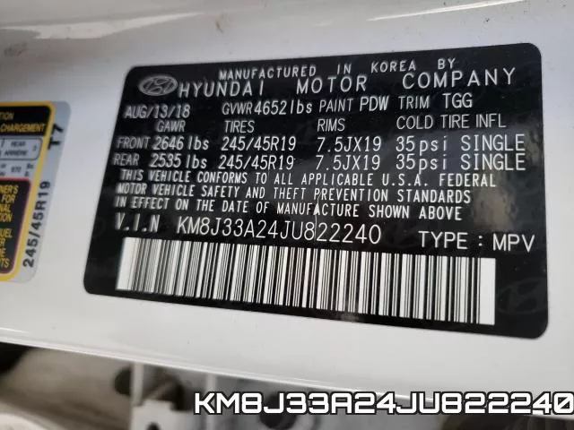 KM8J33A24JU822240 фото 2