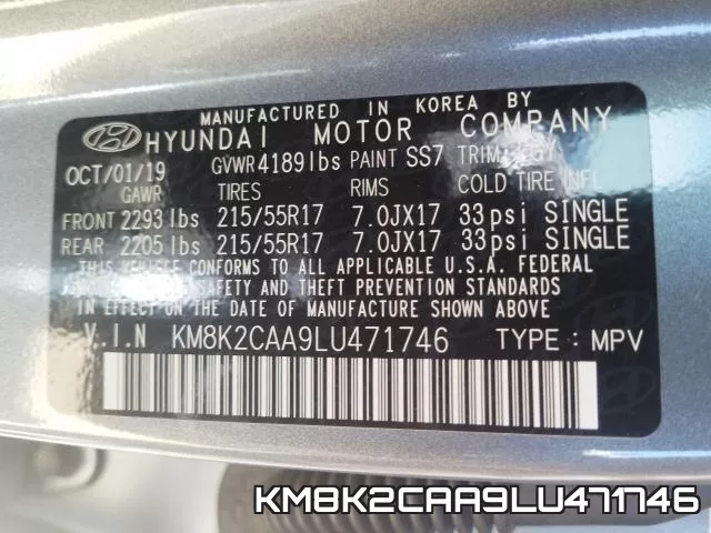 KM8K2CAA9LU471746 фото 2