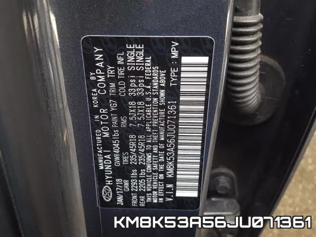 KM8K53A56JU071361 фото 2