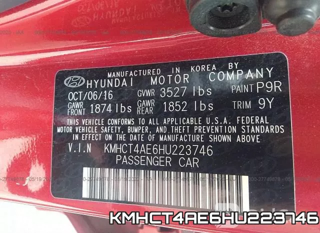KMHCT4AE6HU223746 фото 10