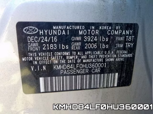 KMHD84LF0HU360001 фото 2