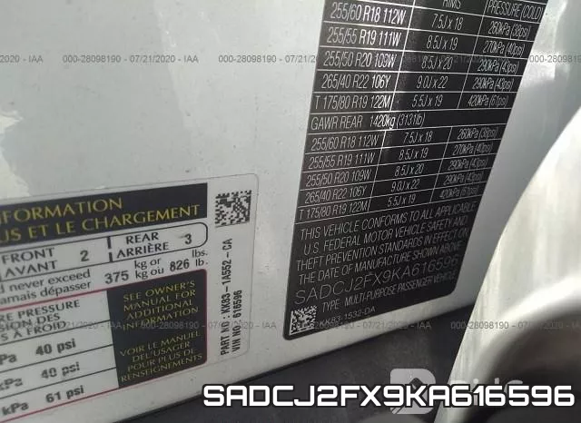 SADCJ2FX9KA616596 фото 10