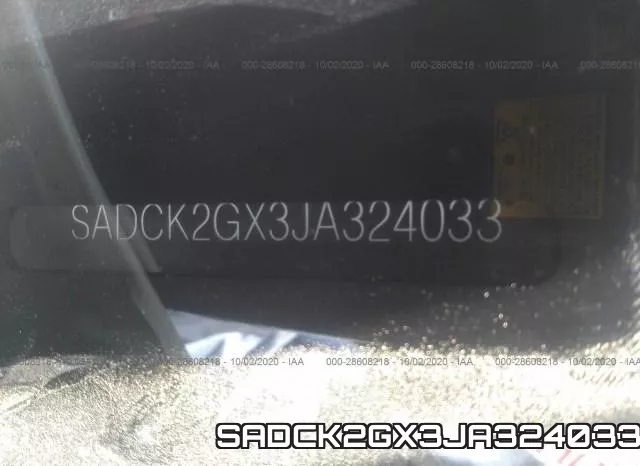 SADCK2GX3JA324033 фото 10
