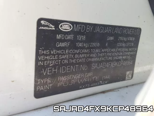 SAJAD4FX9KCP48964 фото 2