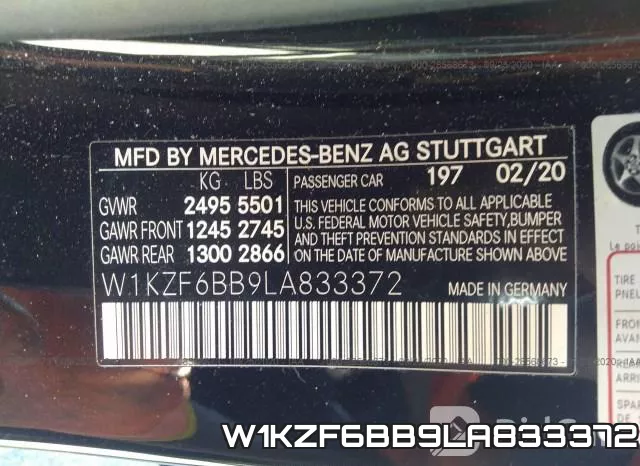 W1KZF6BB9LA833372 фото 10