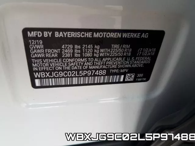 WBXJG9C02L5P97488 фото 2