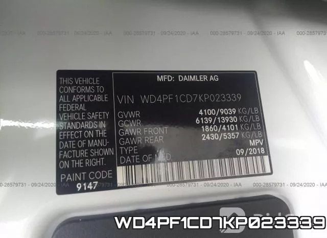 WD4PF1CD7KP023339 фото 10