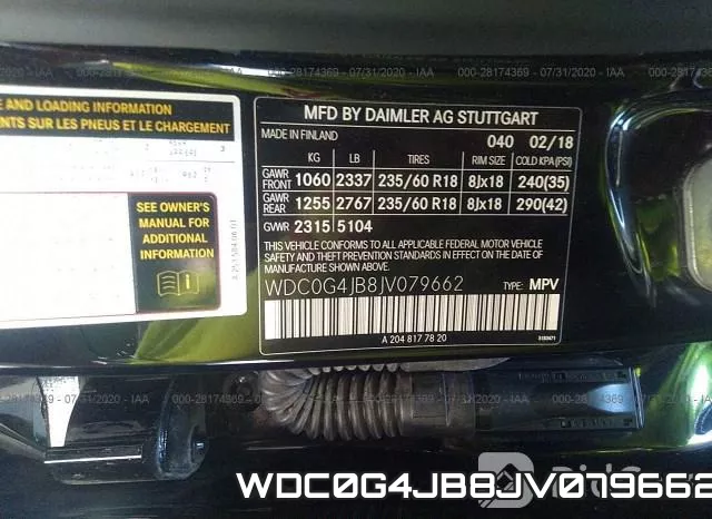 WDC0G4JB8JV079662 фото 10