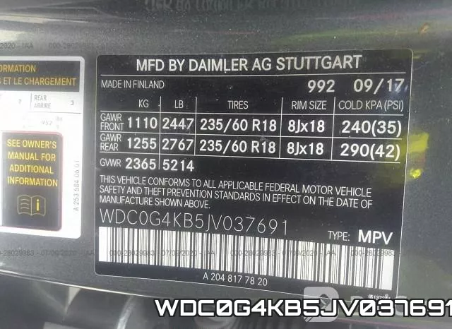 WDC0G4KB5JV037691 фото 10
