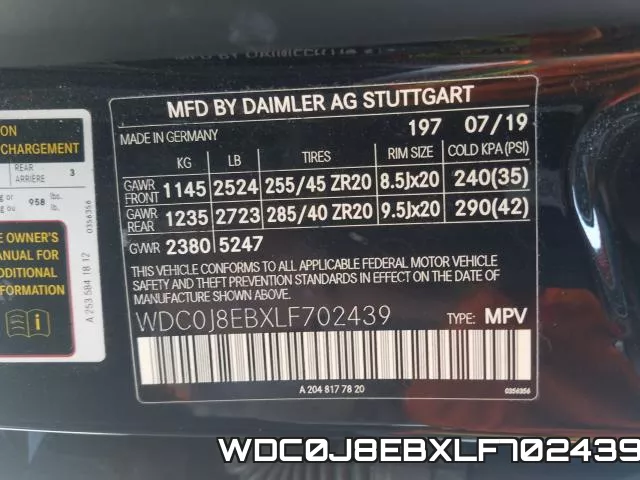 WDC0J8EBXLF702439 фото 2