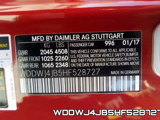 WDDWJ4JB5HF528727 фото 2