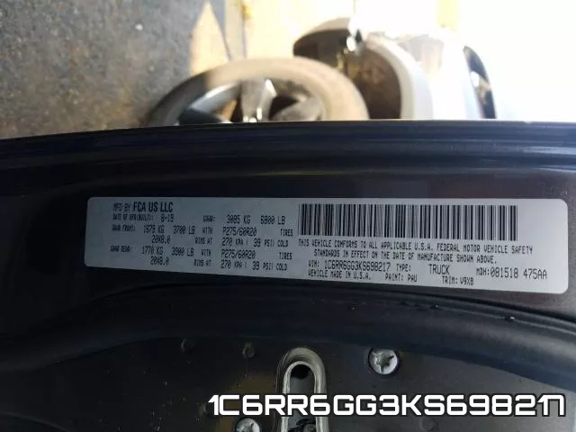1C6RR6GG3KS698217 фото 2