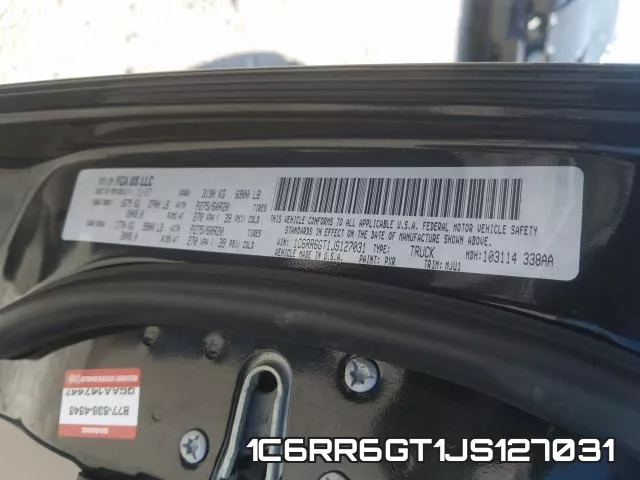 1C6RR6GT1JS127031 фото 2