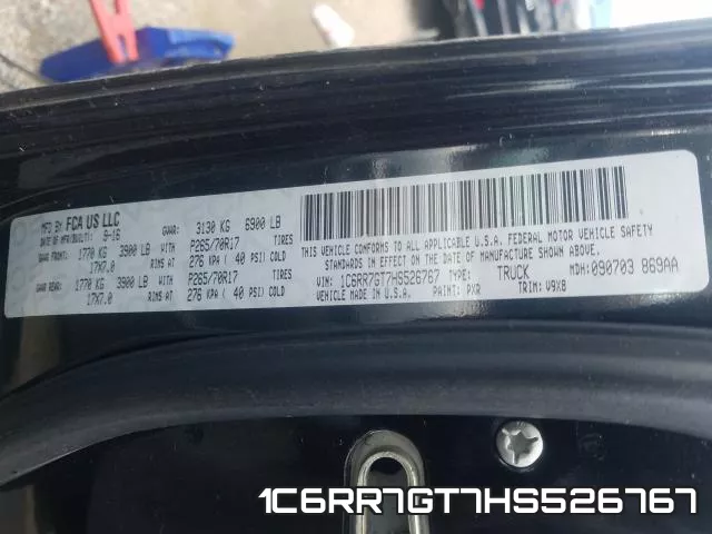 1C6RR7GT7HS526767 фото 2