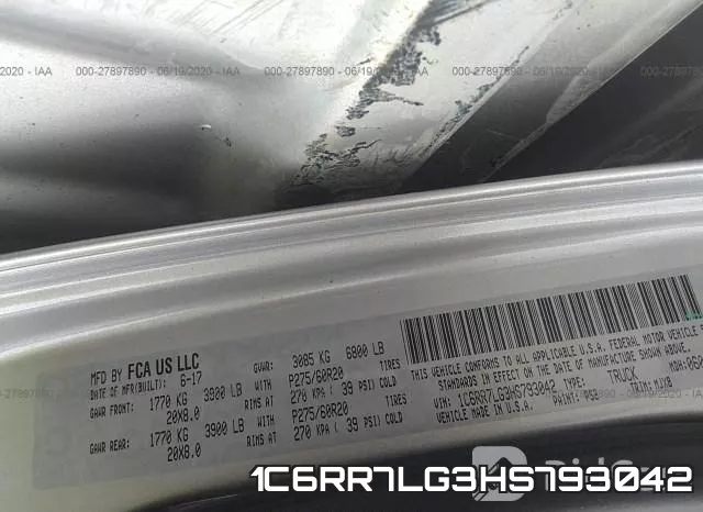 1C6RR7LG3HS793042 фото 10