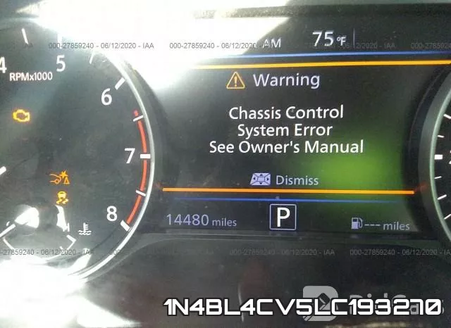 1N4BL4CV5LC193270 фото 8