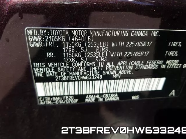 2T3BFREV0HW633248 фото 2