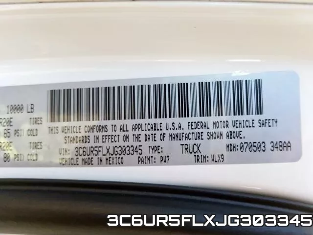 3C6UR5FLXJG303345 фото 2