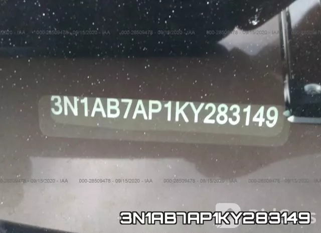 3N1AB7AP1KY283149 фото 9