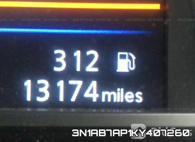 3N1AB7AP1KY407260 фото 8