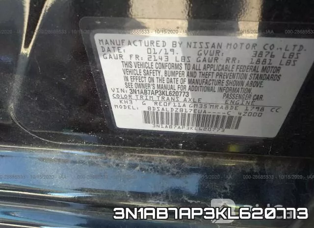 3N1AB7AP3KL620773 фото 10