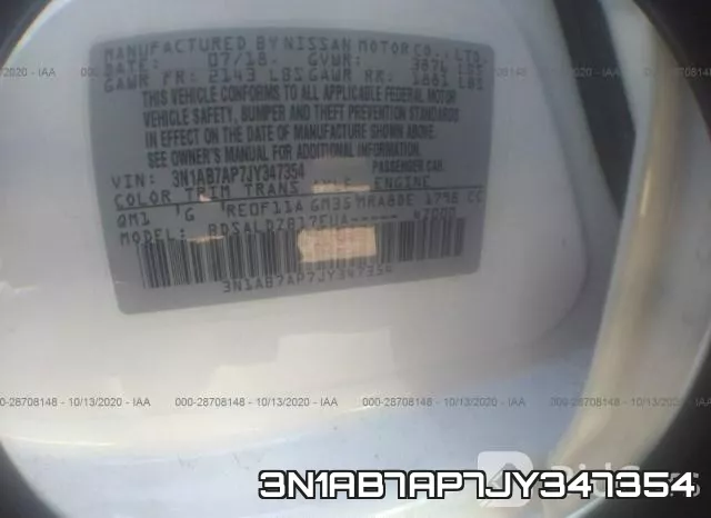 3N1AB7AP7JY347354 фото 10