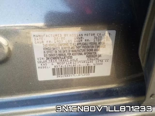 3N1CN8DV7LL871233 фото 2