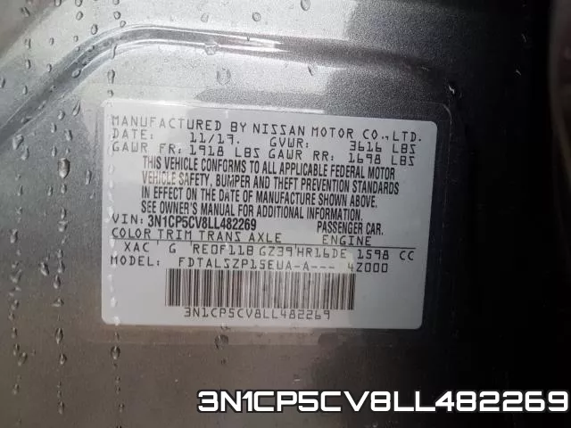 3N1CP5CV8LL482269 фото 2