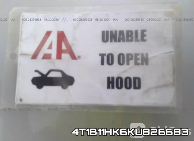 4T1B11HK6KU826683 фото 2