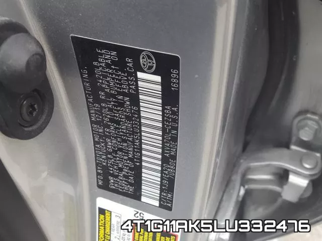 4T1G11AK5LU332476 фото 2