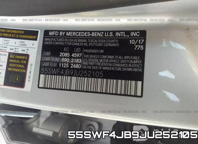 55SWF4JB9JU252105 фото 10