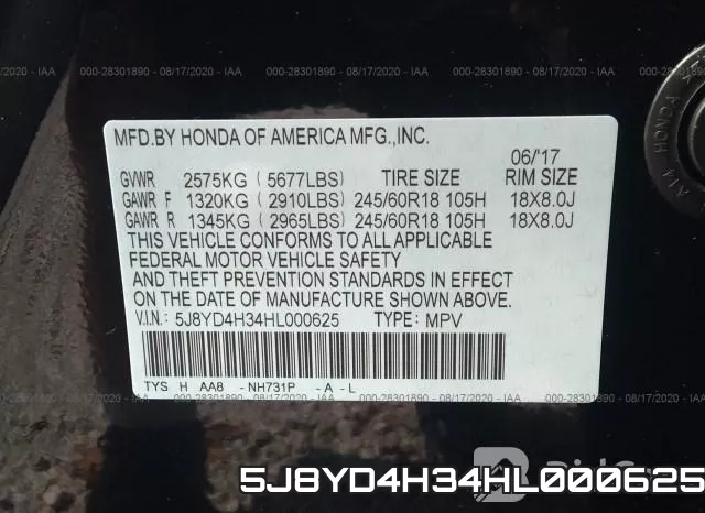 5J8YD4H34HL000625 фото 9