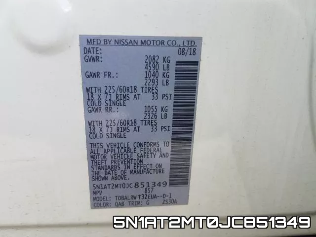 5N1AT2MT0JC851349 фото 2