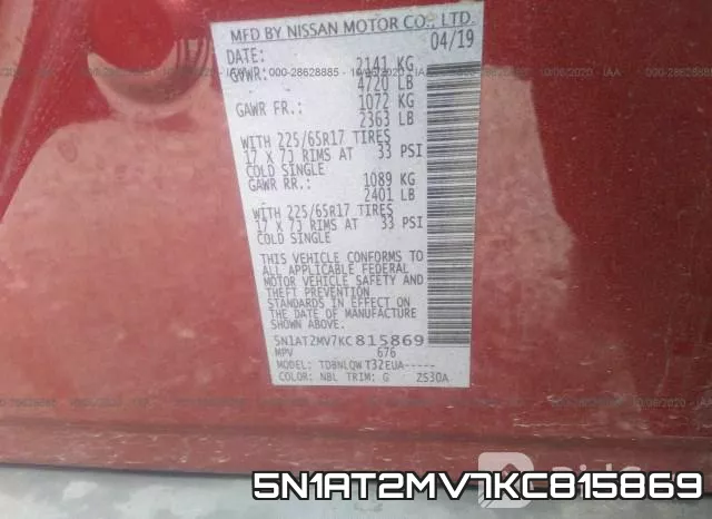5N1AT2MV7KC815869 фото 9